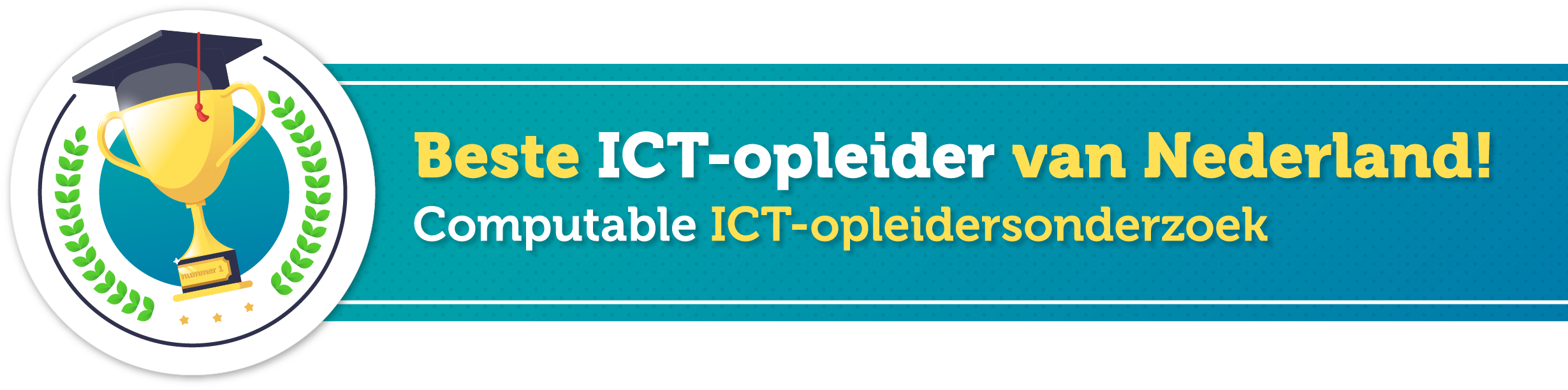 Ictivity beste ICT opleider badge